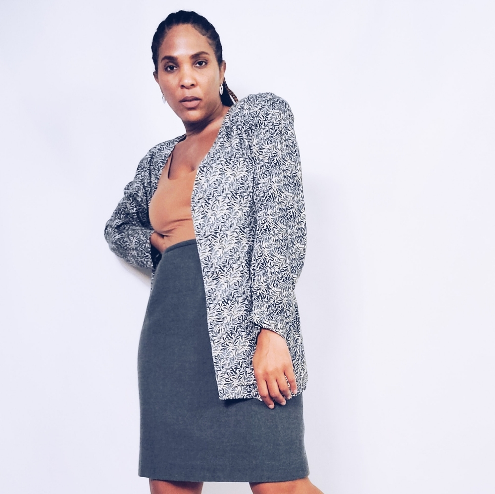 Fern Print Jacket Top - Picture 2 of 8